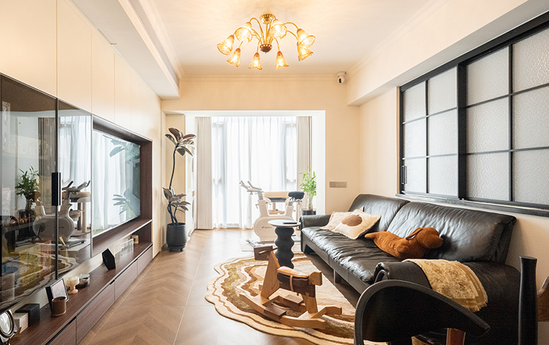 解锁102㎡户型优化方案，现代中古风打造满分功能宅  