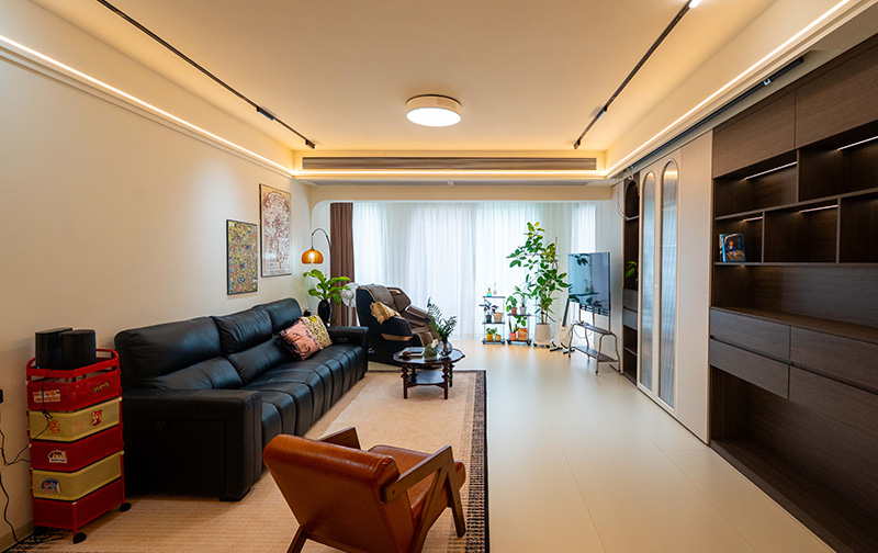 135m²奶油法式装修实景，看轩怡家装如何实现颜值功能双满分！