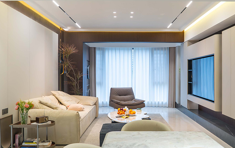 125m&sup2;现代简约风 ！轩怡家装以&ldquo;光&rdquo;为引，重塑空间温暖秩序