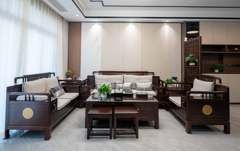通透、有序、静谧&mdash;轩怡家装诠释132㎡当代新中式理想家
